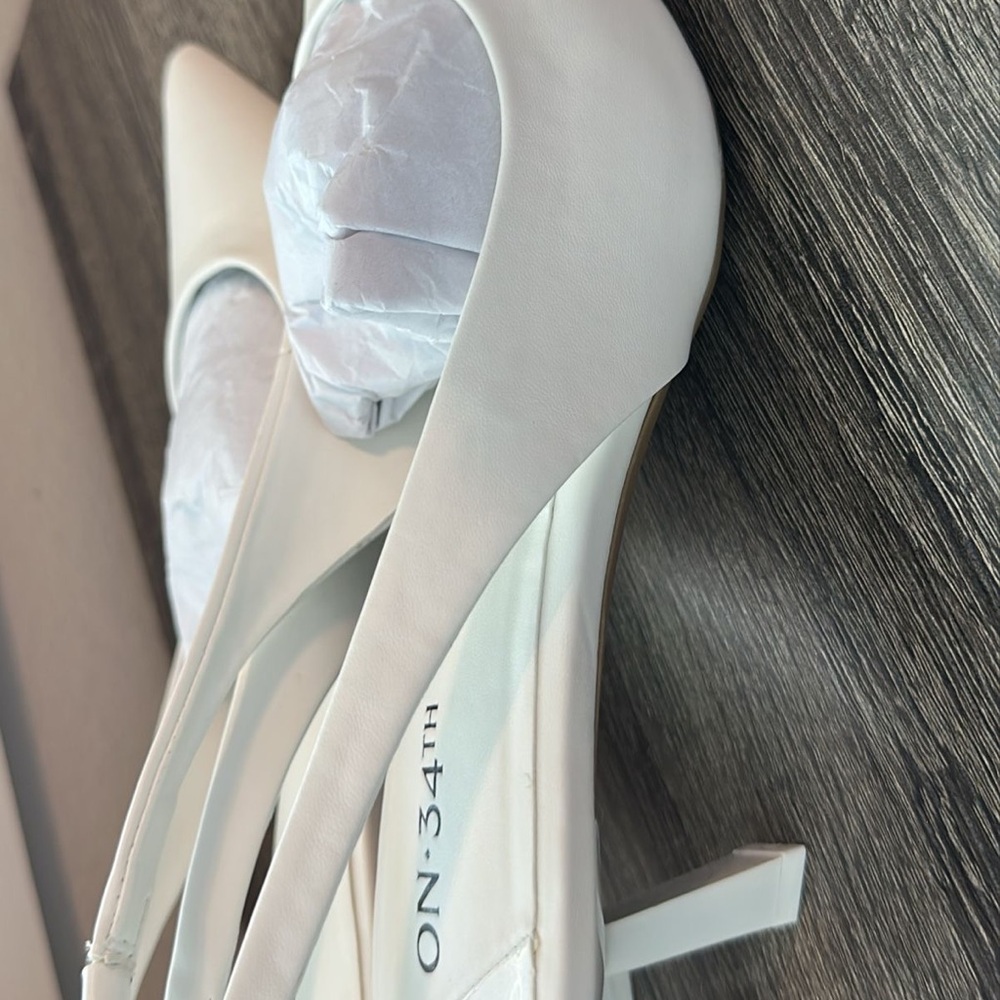 Women's White Heels
